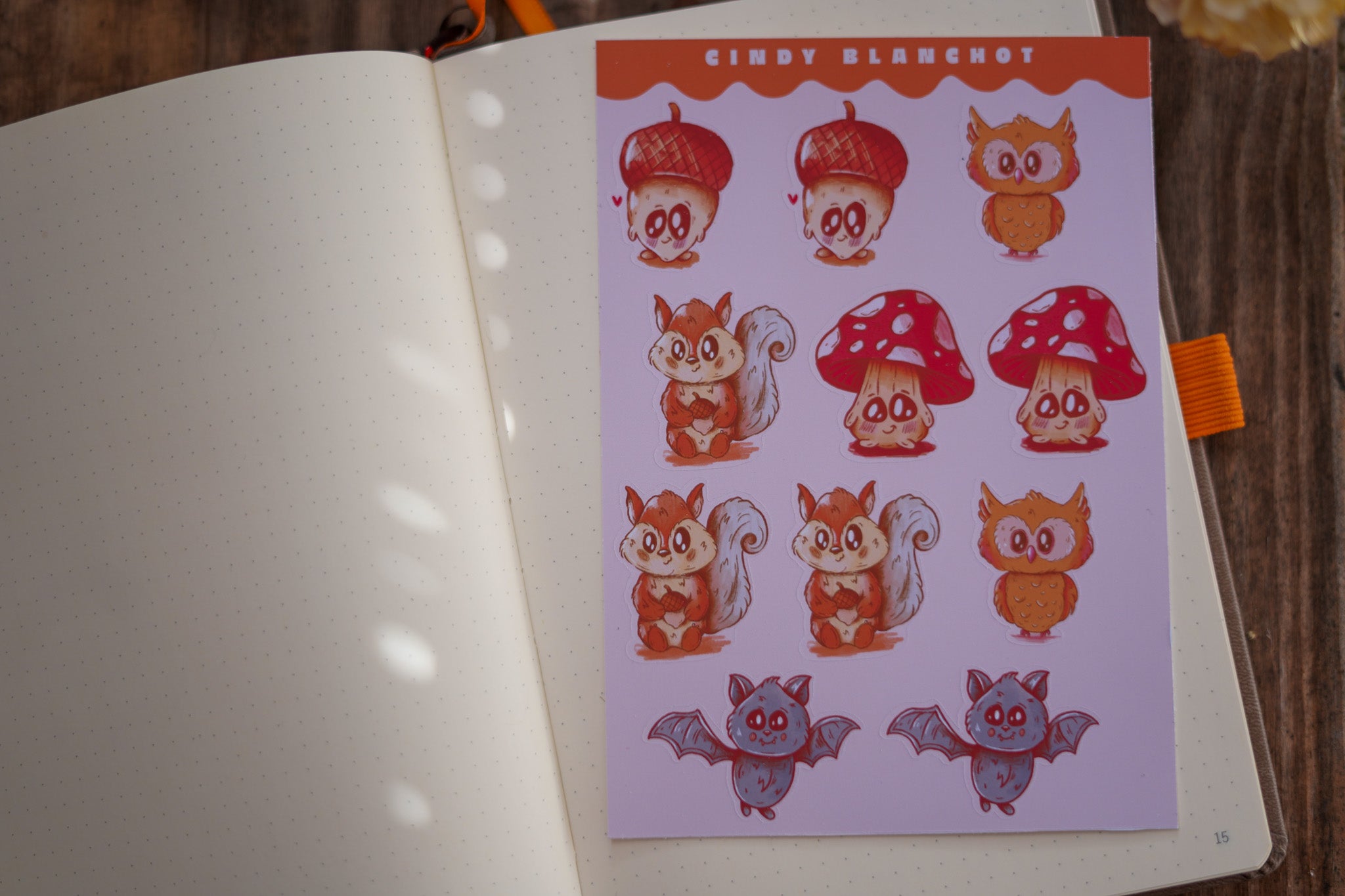 Planche sitckers - Les mignons