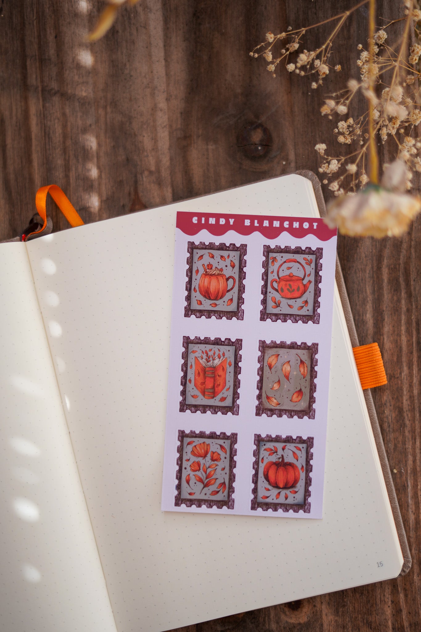 Planche sitckers - Les timbres