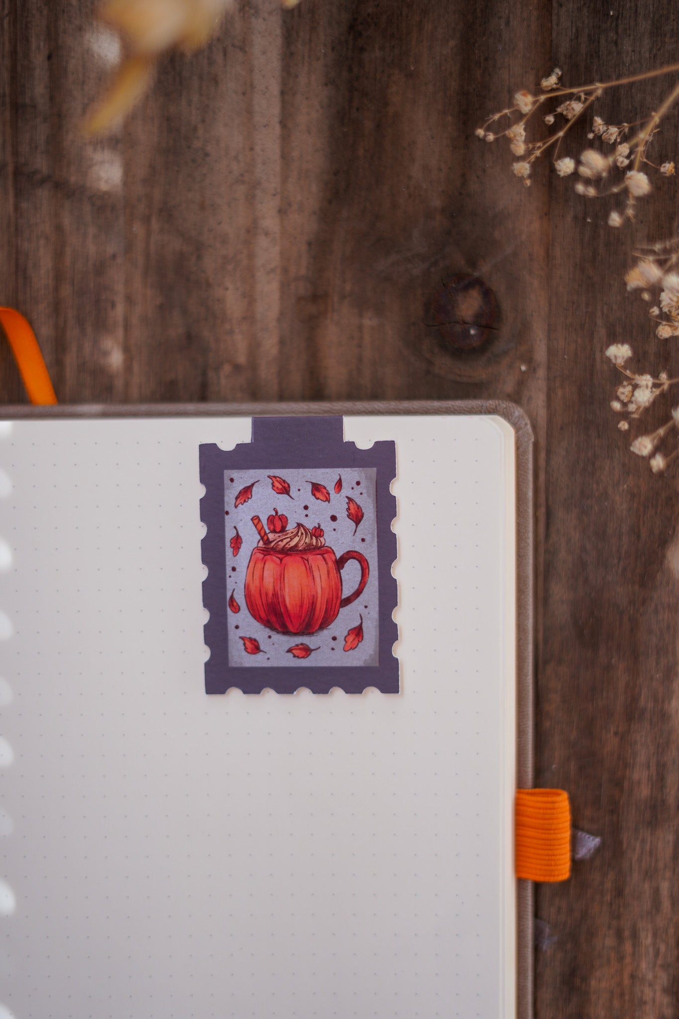Marque page timbre - Tasse