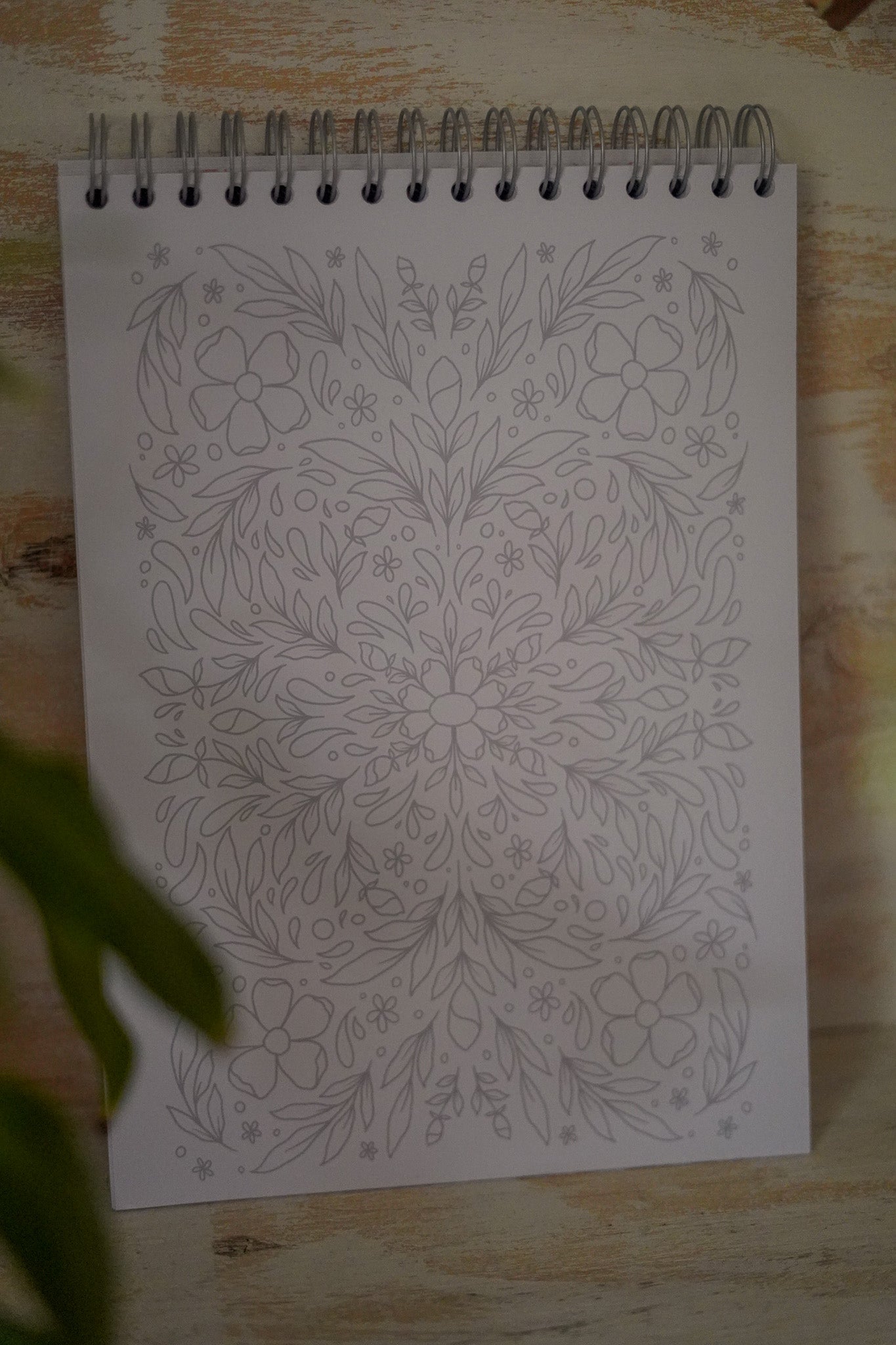 Carnet de Coloriage - Les Fleurs
