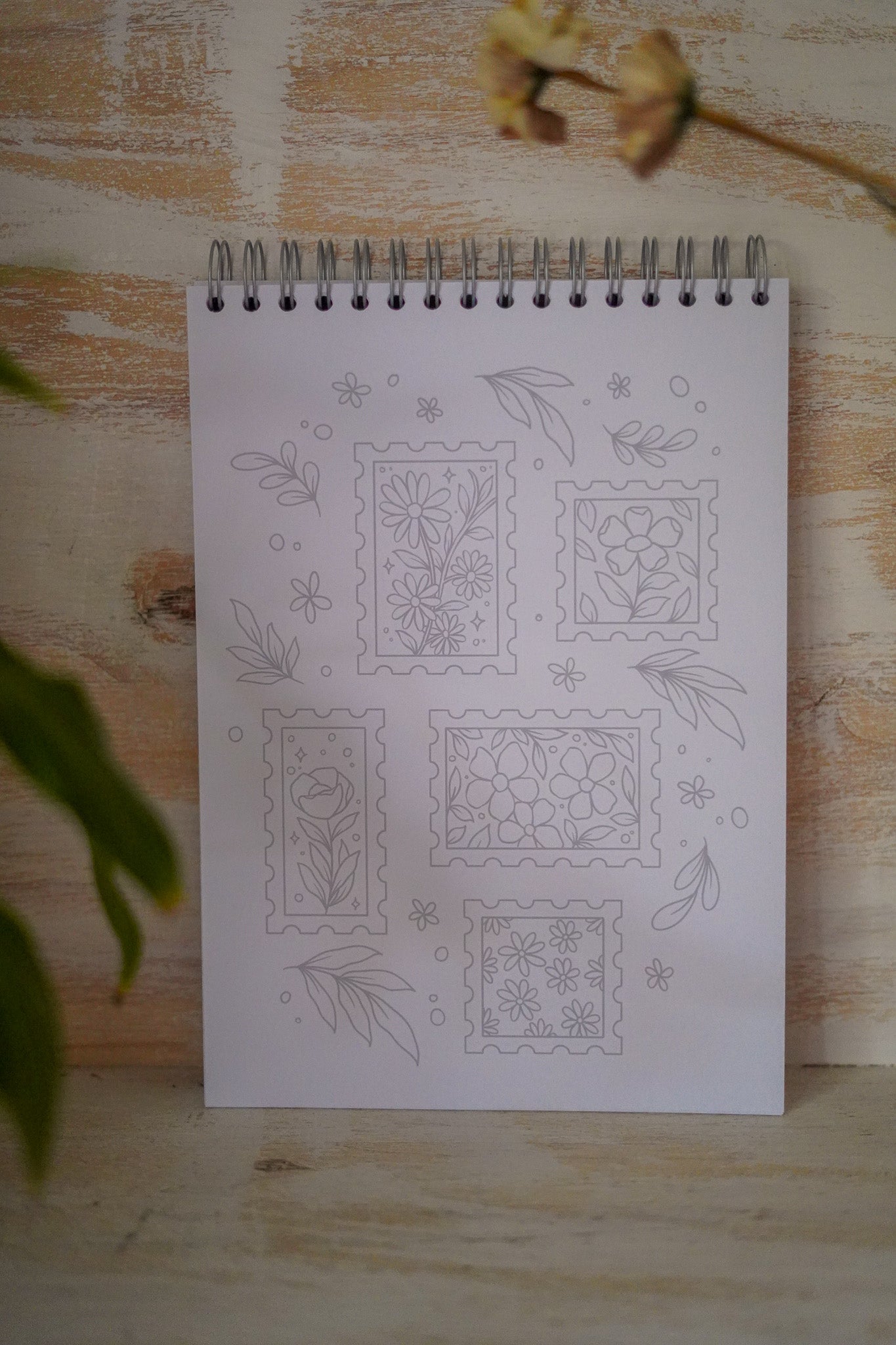 Carnet de Coloriage - Les Fleurs