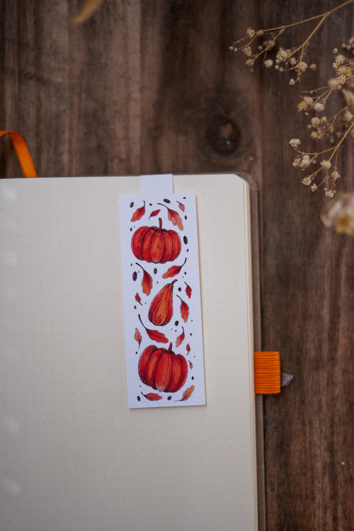 Marque page - Citrouilles