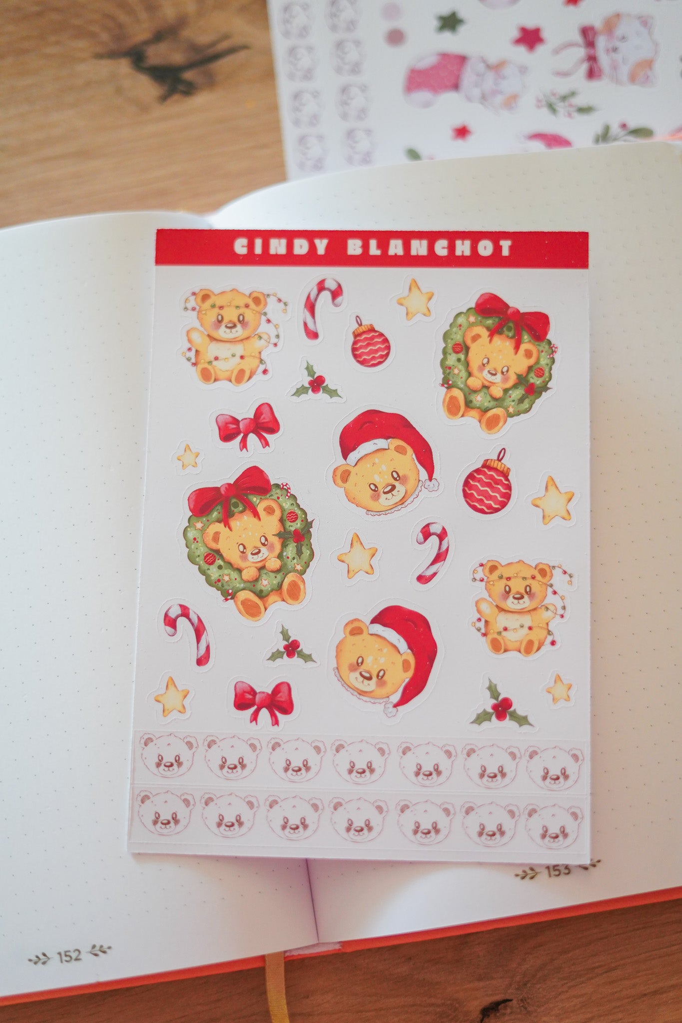 Planche sitckers - Ouson Noël