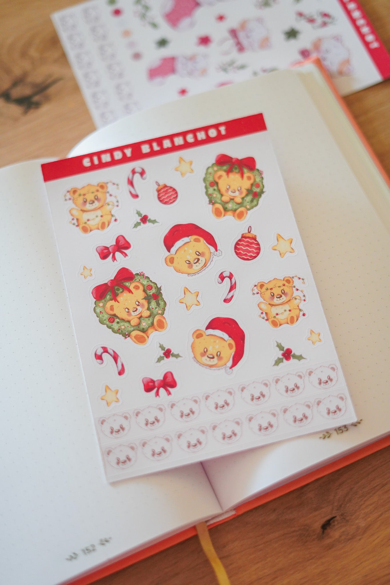 Planche sitckers - Ouson Noël