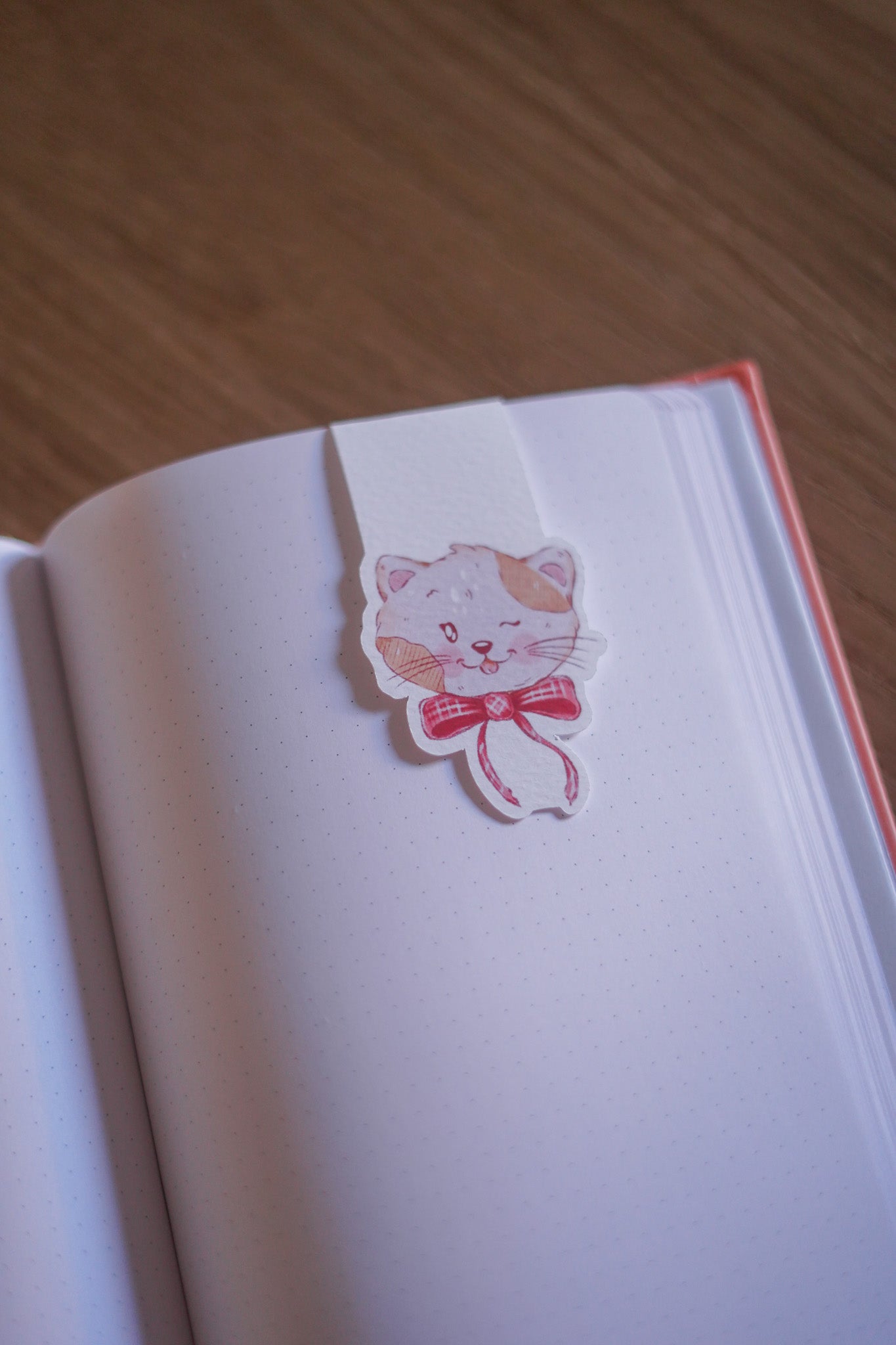 Marque page aimanté - Chat Noeud Papillon